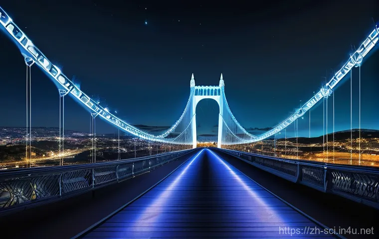 블록체인과 분산 네트워크 보안 - **Prompt 2: Smart Contract Under Scrutiny**
    A colossal, transparent holographic smart contract s...