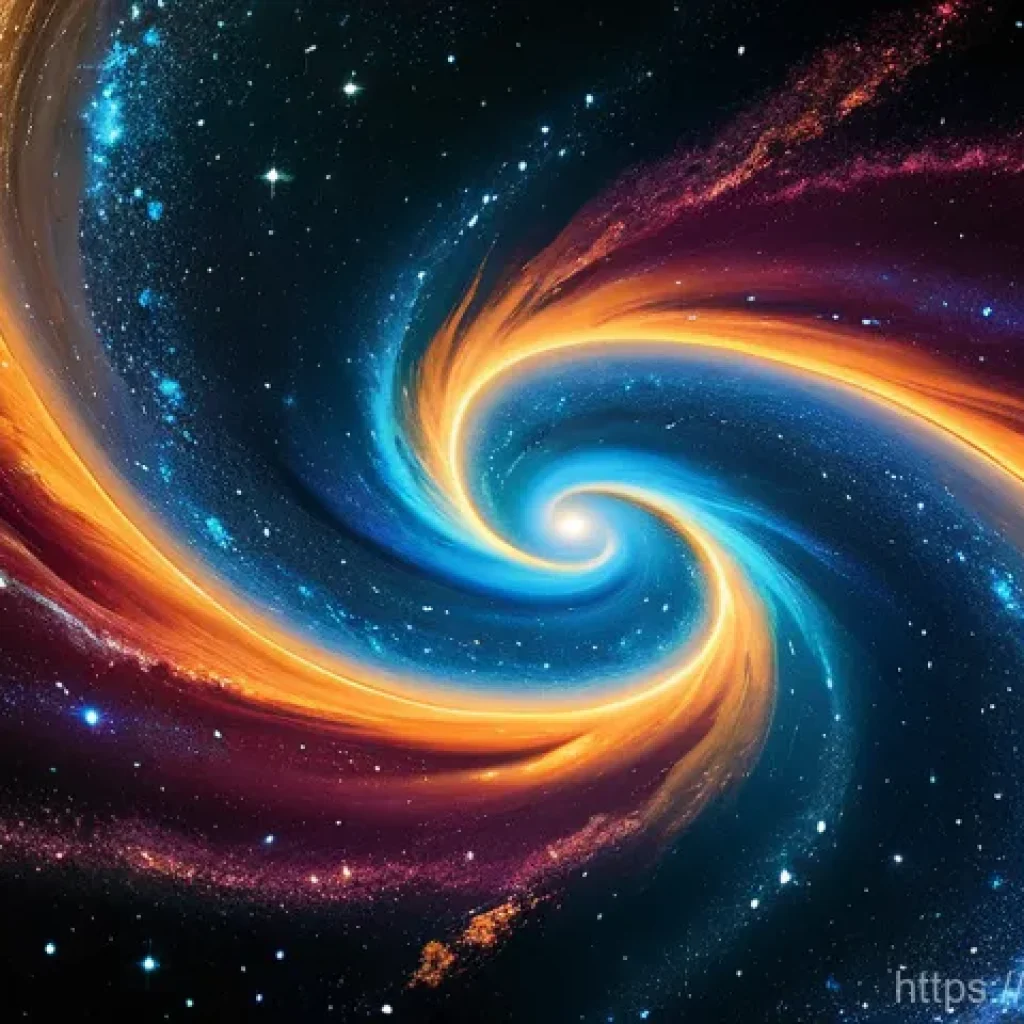 우주배경복사의 비밀 - **Prompt: "A breathtaking, abstract depiction of the early universe, focusing on the Cosmic Microwav...