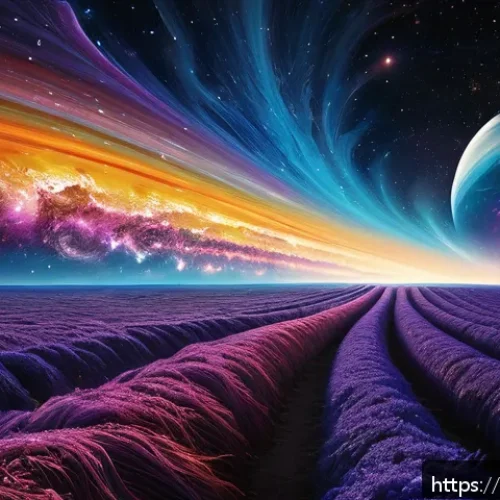 우주론적 인플레이션 이론 - A vivid cosmic scene illustrating the universe&rsquo;s rapid inflation phase just after the Big Bang, show...